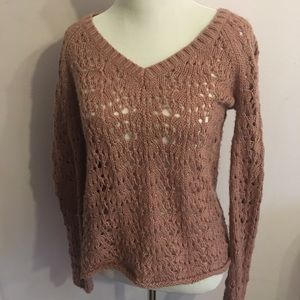 AEO Dusty Rose Colored Sweater